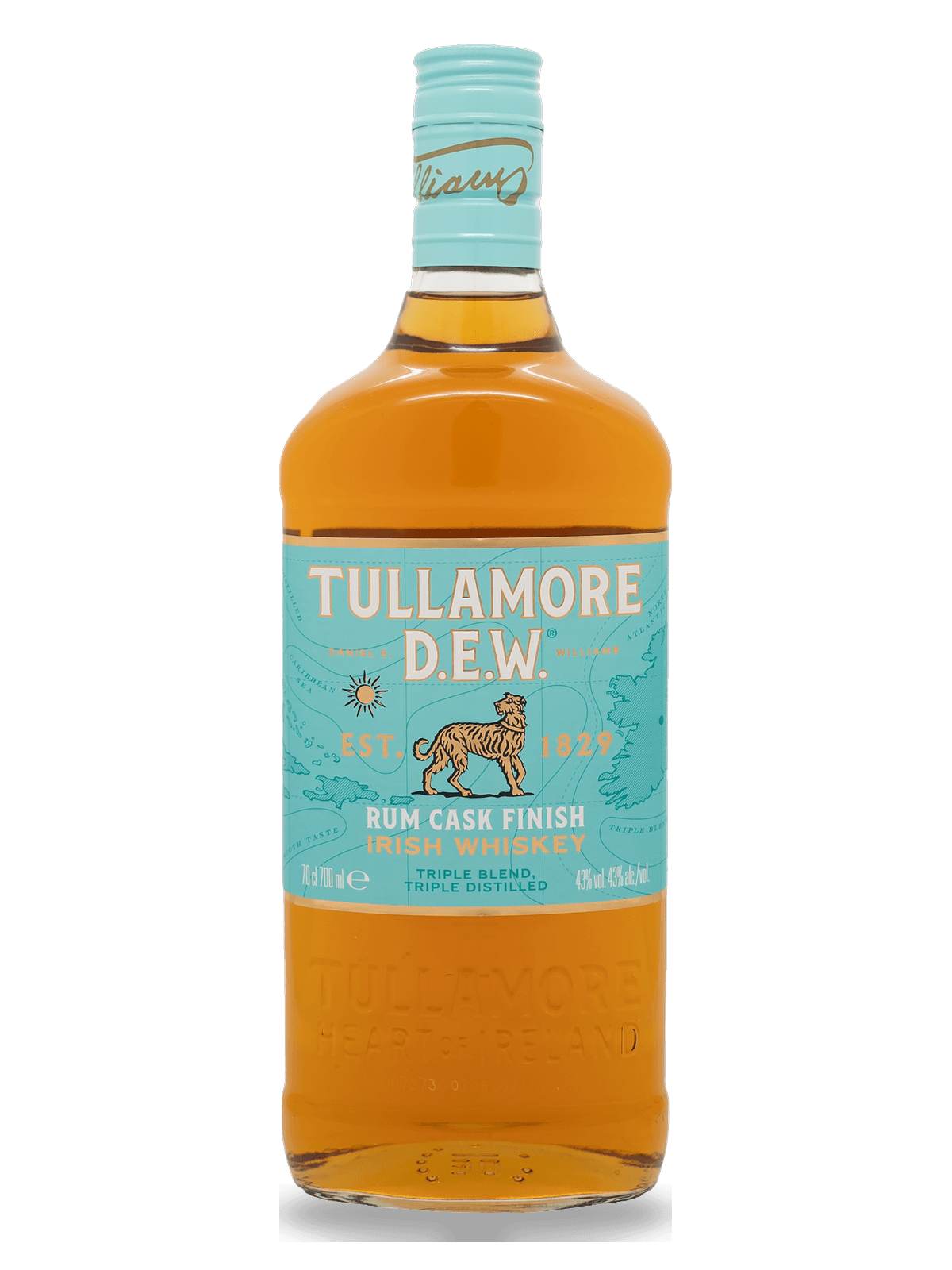 Tullamore D.E.W. Caribbean Rum Cask Finish Irish Whiskey